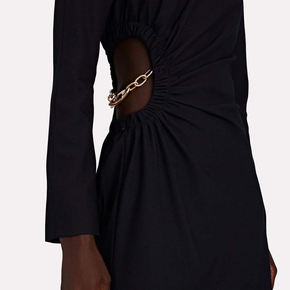 BRAND NEW WITH TAGS! Jonathan Simkhai Christie Gathered Cut-Out Midi Dress